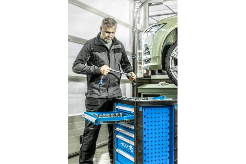 Hoegert Armadio degli attrezzi 214 pezzi 1208962013