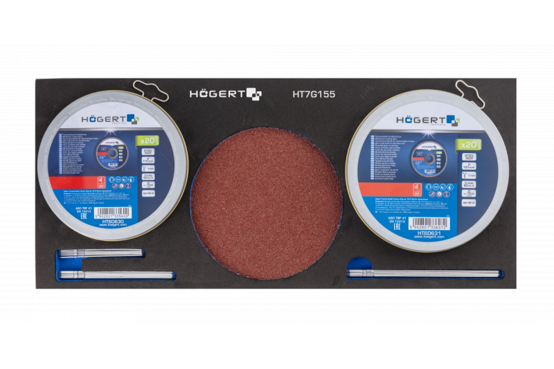 Hoegert Set di mole da taglio per metallo e acciaio inossidabile 60 pezzi. 1208962062