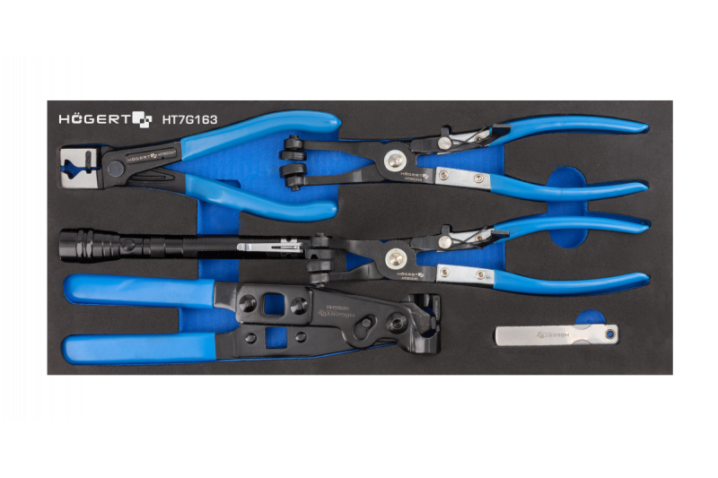 Hoegert Pinze per crimpare fasce 5 pezzi. 1208962069