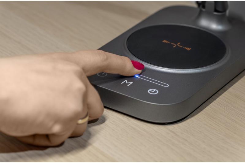 Decor Lampada da scrivania Bressi 8W 450lm AC220-240V 3-CCT Ricarica wireless USB PF>0 5 RA>80 Grigio 1208962480