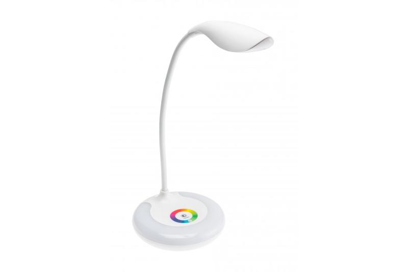 Decor Lampada da tavolo GALACTIC LED 5W 240lm 5V DC 4000K RGB base di ricarica USB corpo bianco. 1208962485
