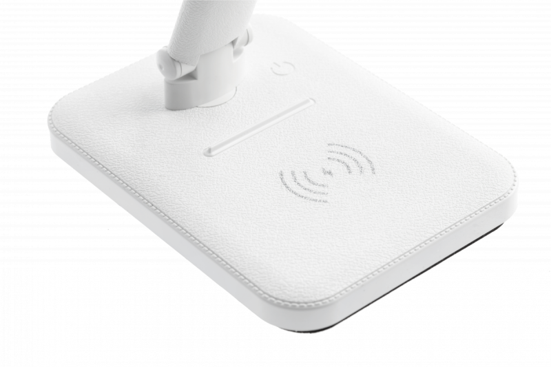 Decor Lampada da scrivania a LED IZUKA 6W 400lm AC220-240V 50/60Hz CCT caricatore induttivo bianco. 1208962496