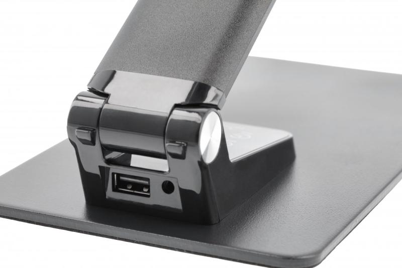 Decor Lampada da tavolo Loneos 12W 700lm AC220-240V 3-CCT 5 Step Dimming RA>80 USB nera 1208962502