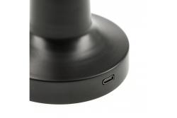 Decor Lampada da scrivania Monum 3W 200lm DC 5V 1A 3000 K 3 gradi. Batteria dimmerabile da 1800 mAh nera. 1208962504