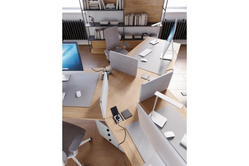 Decor Lampada da scrivania Tritton 6W 340lm AC220-240V 4-CCT Ricarica wireless USB PF>0 5 RA>80 bianca 1208962517