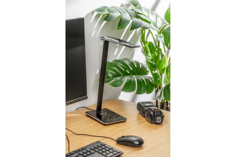 Decor Lampada da scrivania Tritton 6W 340lm AC220-240V 4-CCT Ricarica wireless USB PF>0 5 RA>80 nera 1208962518