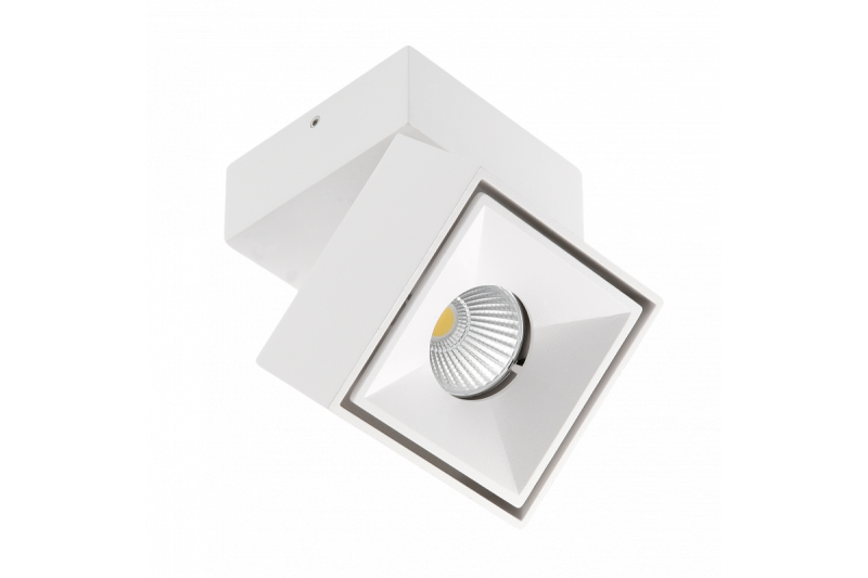 Decor 'Luminare LED bianco cct 8W 680lm AC220-240V 50/60 Hz Ra≥80 IP20 36° 2700/3300/4000K bianco quadrato' 1208962675