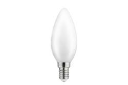 FONTE DI LUCE LED, FILAMENTO DI LATTE, A-G, C35, 4000K, E14, 4,0W, AC220-240V, 360°, 420lm, 44mA 1208962694