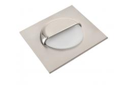 Decor Luminare per scala a LED ESCADA KB DC12V quadrata con copertura opaca 0 8W 70lm 4000K cavo inox 150cm.