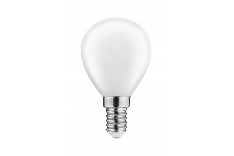 Luce LED, FILAMENTO SEMI-TRASPARENTE, G45, 4000K, E14, 4W, 420lm, AC220-240V/50-60Hz, RA>80, 360° 1208962779