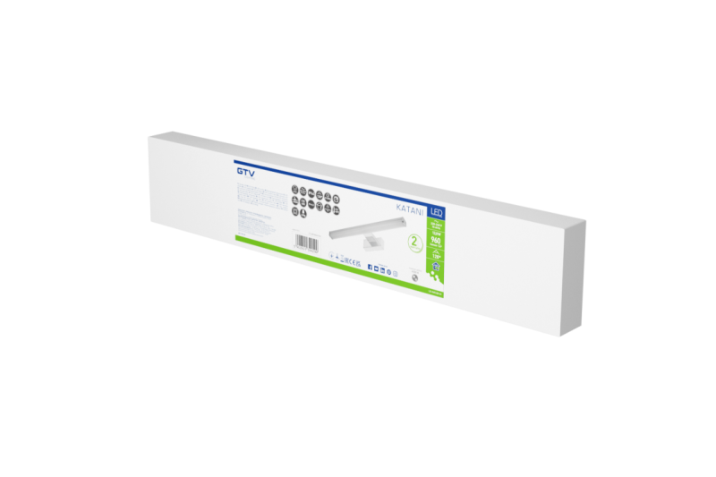 Decor Luminare a LED Catania 600mm 12W AC220-240V 50/60Hz 4000K IP44 RA >80 960lm Cromo 1208962886