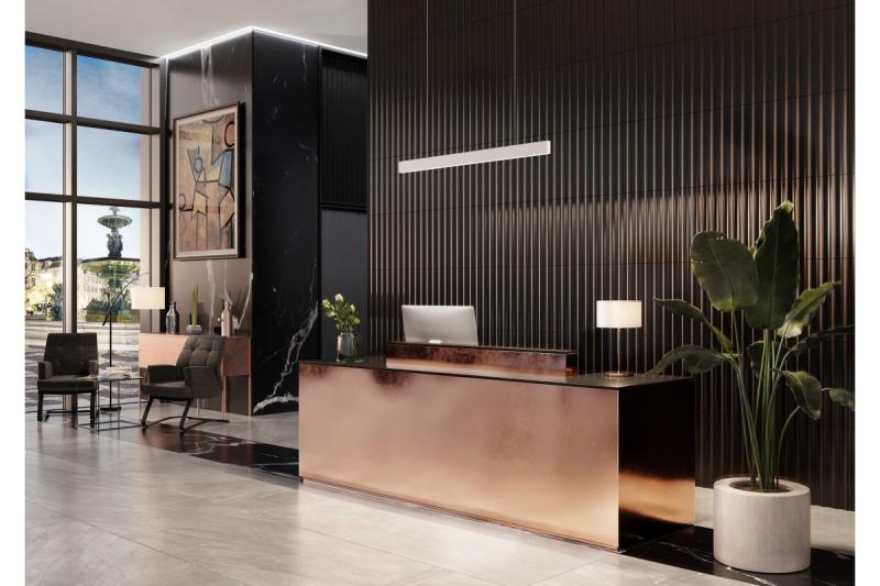 Decor Luminaire sospeso a LED LIVIA 40W 3600lm AC220-240V 50-60Hz 100° RA>80 IP20 AL/PC 4000K 120cm bianco. 1208962914