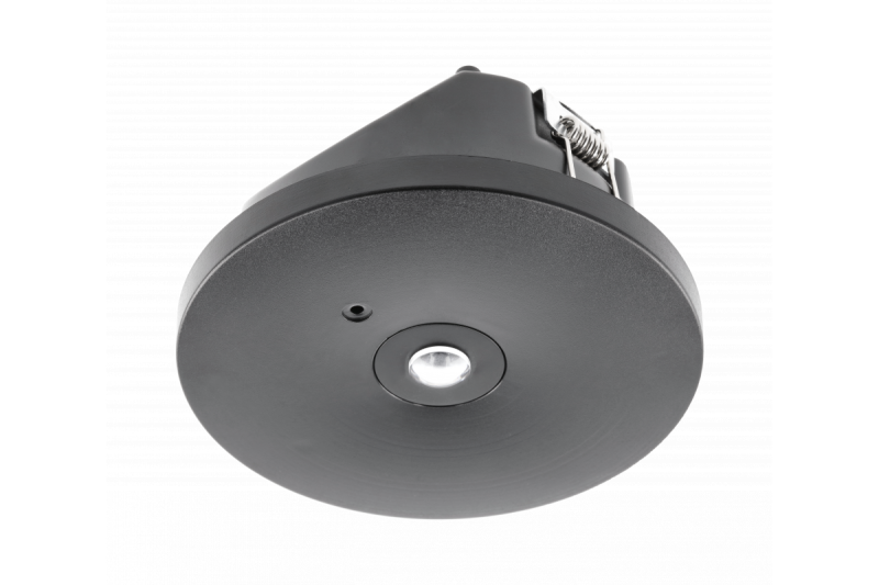 Lampada di emergenza OGLA LED,3W,200lm,AC220-240V,50-60Hz,IP20,6400K,3H,monocompito,TEST,nero 1208963017
