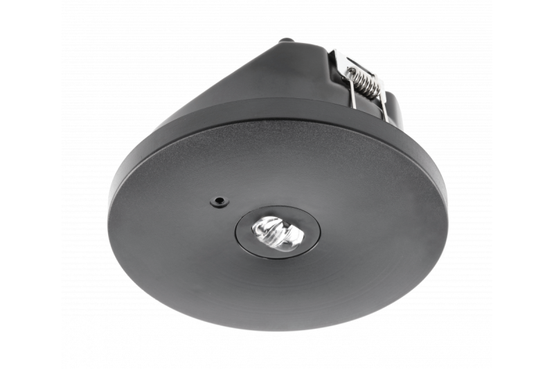 Lampada di emergenza OGLA LED,3W,200lm,AC220-240V,50-60Hz,IP20,6400K,3H,monocompito,TEST,nero 1208963017