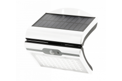 RAMOS Solar Facade Luminaire con Sensore di Movimento/Crepuscolare, 50W, 300lm, 3,7V 1800mAh, IP44, 6000K, bianco 1208963114