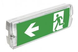 Apparecchio di emergenza a LED SAHER-3 LED DUO, 3W, 300lm, AC220-240V, 50-60Hz, IP65, 3h, 6400K 1208963123