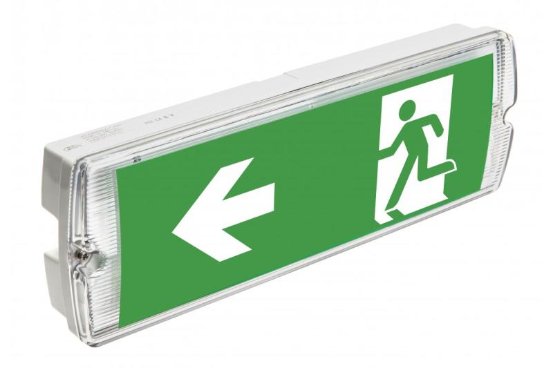 Apparecchio di emergenza a LED SAHER-3 LED DUO, 3W, 300lm, AC220-240V, 50-60Hz, IP65, 3h, 6400K 1208963123