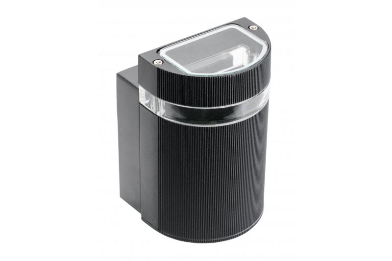 Decor Lampada da parete unidirezionale SILVA GU10 MAX. 50W IP54 AC220-240V 50/60Hz nera 1208963137