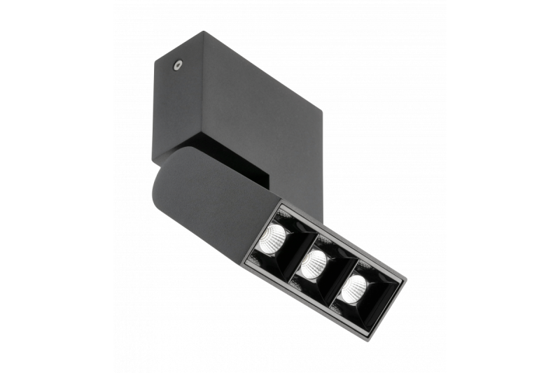 Decor Apparecchio LED SIERRA 8W 720lm AC220-240V 50/60 Hz PF>0 5 Ra≥80 IP20 IK08 4000K 48° nero 1208963166
