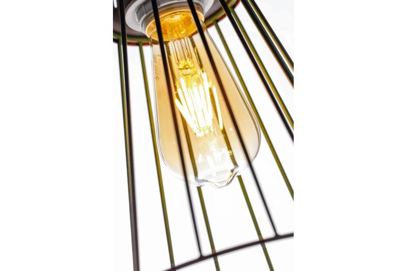 Lampadina decorativa a LED, filamento Vintage, ST64, E27, 4 W, 400 lm, AC 220-240 V/ 50-60 Hz, PF>0,5, 3000 K 1208963178