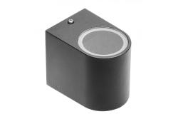 Decor Lampada da parete unidirezionale TIAGO GU10 MAX. 35W IP54 AC220-240V 50/60Hz nera 1208963205