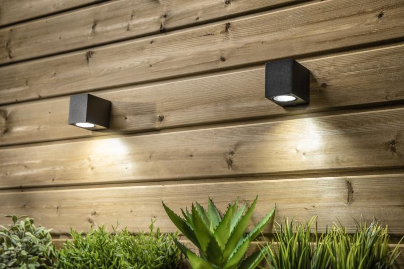 Decor Facciata preliminare unidirezionale TIAGO KW GU10 MAX.35W IP54 AC220-240V 50/60Hz nera. 1208963206