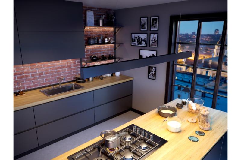 Decor Luminare sospesa a LED VILANA 42W (30W+12W) 4000K RA>80 220-240VAC 48/120° UGR<19 120cm nera. 1208963237