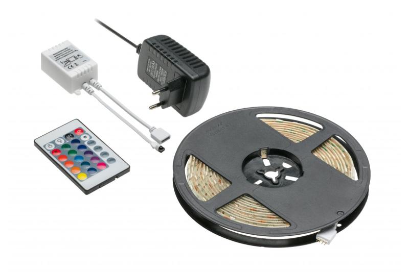 Kit Decorativo Striscia LED RGB 5m 150LED Controller IR 1208963293