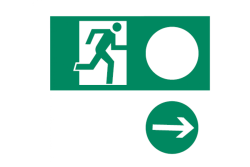 Segnaletica di uscita di emergenza universale, 150X300 1208963659