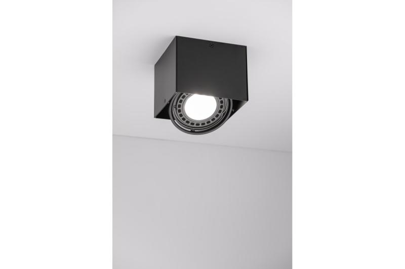 Decor Apparecchio PIREO N montato a parete SINGOLO IP20 nero/nero 1208963771
