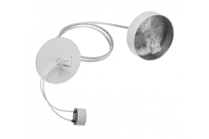 Decor Kit di sospensione per apparecchio luminoso SENSA con cavo di 1,5 metri, colore bianco rotondo. 1208963801