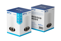 Decor Lampada a soffitto ARIES PC 73x105mm IP20 max 20W tonda bianca/cromo nero. 1208963820