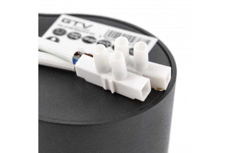 Decor Lampada a soffitto AVEIRO DUO in alluminio 160x80x85mm IP20 max 20W*2 tonda nera 1208963826