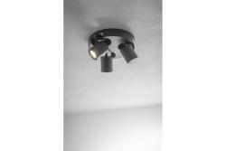 Decor Lampada a soffitto BLINK AC220-240V 50/60 Hz GU10 max. 20W*3 IP 20 nero triplo 1208963844