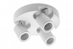 Decor Lampada a soffitto BLINK AC220-240V 50/60 Hz GU10 max. 20W*3 IP20 triplo bianco 1208963845