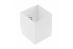 Decor Apparecchio da parete CAMPIONE in alluminio G9 IP20 max. 40W IP20 quadrato bianco. 1208963850