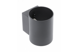 Decor Apparecchio da parete CAMPIONE in alluminio G9 IP20 max. 40W IP20 nero rotondo 1208963851