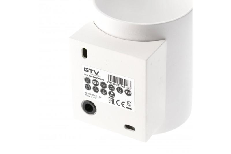 Decor Apparecchio da parete CAMPIONE in alluminio G9 IP20 max. 40W IP20 bianco rotondo 1208963852