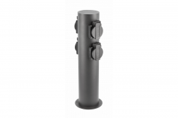 Decor Giardino post CORTA-P 36 IP54 AC220-240V 50-60Hz 4*Presa Schucko max.3500W post grafite 1208963859