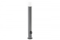 Decor Lampada da giardino CORTA-P 80 E27 MAX.25W IP44 AC220-240V 50-60Hz presa max. 3000W bollard grafite. 1208963864