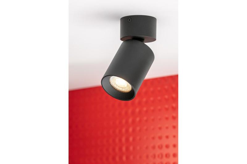 Decor Lampada a soffitto FARGO 2 in alluminio 70x166mm IP20 max 20W rotonda nera 1208963880