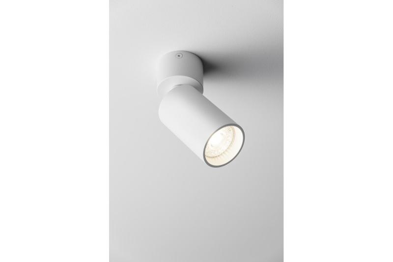 Decor Lampada da soffitto FARGO MINI 2 in alluminio 56x150mm IP20 max 20W bianca rotonda 1208963882