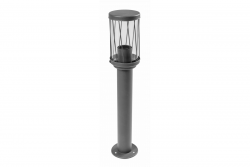 Decor KERTA-P 50 luce da giardino E27 MAX.12W IP44 AC220-240V 50-60Hz bollard grafite 1208963907