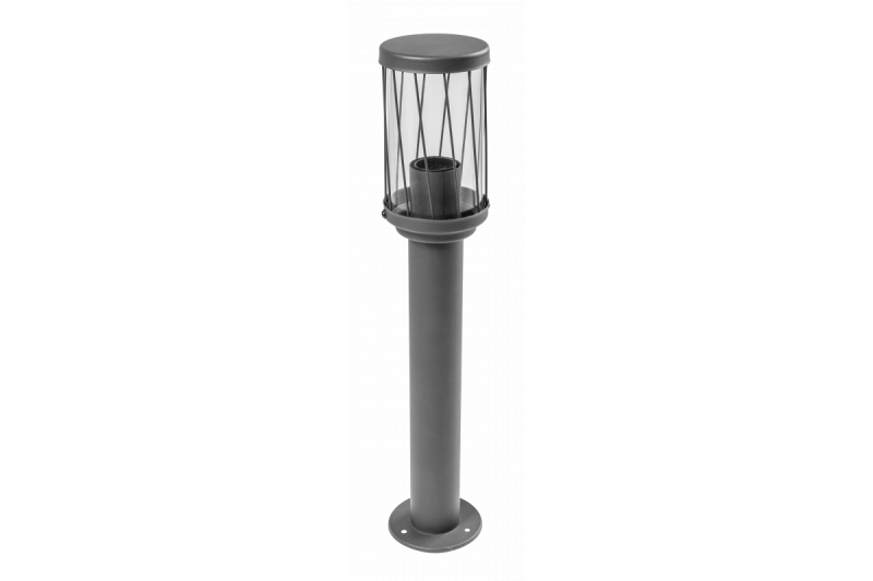 Decor KERTA-P 50 luce da giardino E27 MAX.12W IP44 AC220-240V 50-60Hz bollard grafite 1208963907