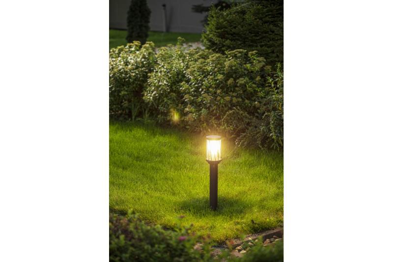 Decor KERTA-P 50 luce da giardino E27 MAX.12W IP44 AC220-240V 50-60Hz bollard grafite 1208963907