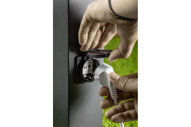 Decor Apparecchio da giardino LARGO-P 50 E27 MAX.15W IP44 AC220-240V 50-60Hz max. 2500W montante grafite 1208963919