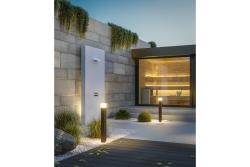 Decor Elemento da giardino LARGO-P 80 E27 MAX.15W IP44 AC220-240V 50-60Hz montante in grafite. 1208963921