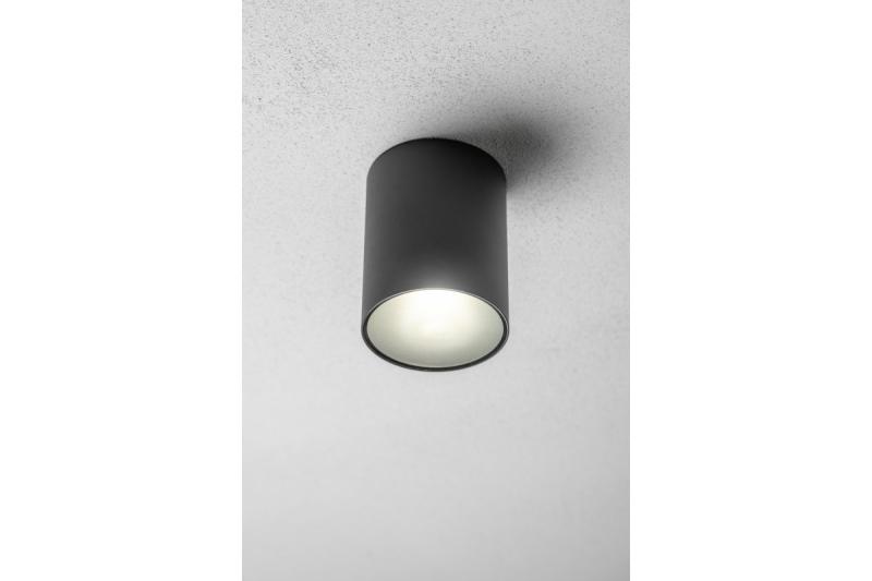 Decor Lampada a soffitto LENTO alum 100x130 IP54 MAX.35W tonda grafite 1208963924