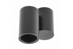 Decor Lampada da soffitto LUPO in alluminio 11.6x5.6x11.5 IP20 1*GU10 max. 50W tonda nera 1208963928