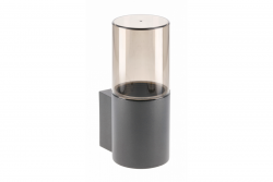 Decor Lampada da giardino MEDIO-AU E27 MAX.15W IP54 AC220-240V 50-60Hz, applique da parete superiore in grafite. 1208963937